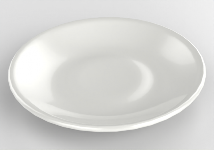Vaisselle et couverts 3D - Assiette plate - ACCA software
