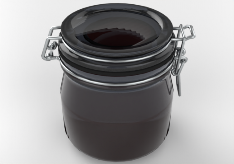 Casseroles Récipients 3D - Pot de confiture - ACCA software