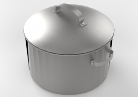 Pans and Containers 3D - Pan