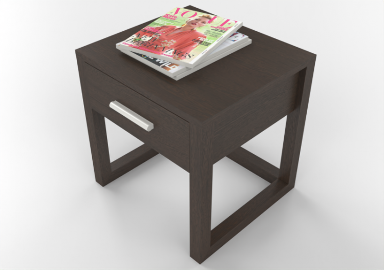 Beds and Side Cabinets 3D - Bedside table for bedroom with...