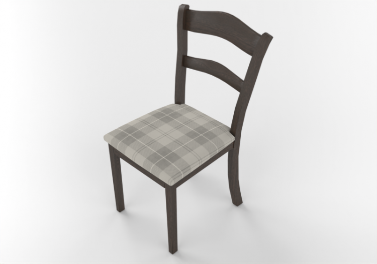 Sillas 3D - Silla de madera - ACCA software