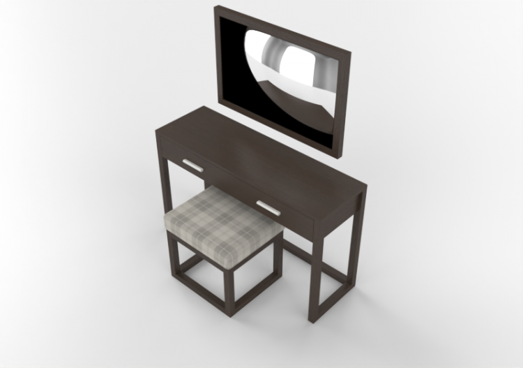 Wardrobes and Cabinets 3D - Wooden desk - ACCA software