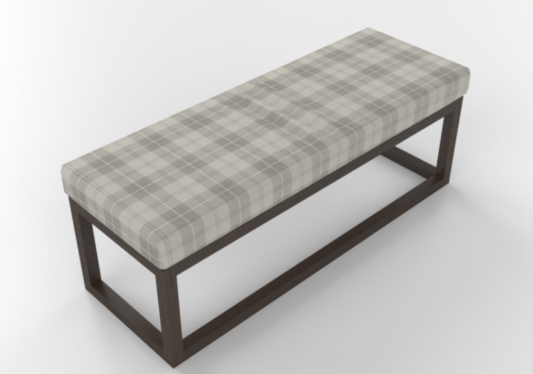 Divani 3D - Panca in legno - ACCA software