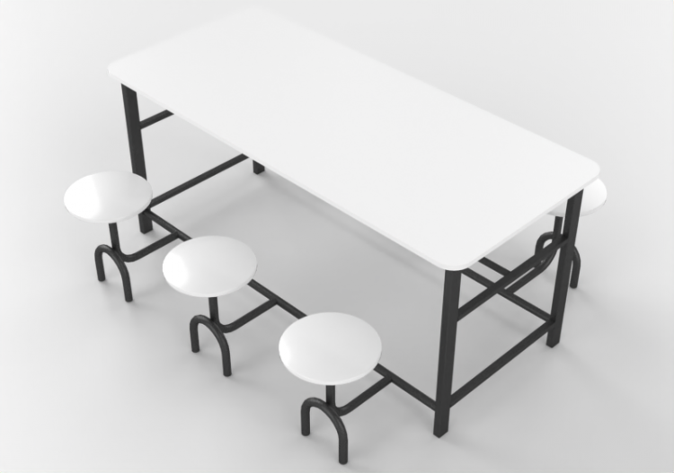 Tables 3D - Table en bois Cavaletti - Service - 11301 -...