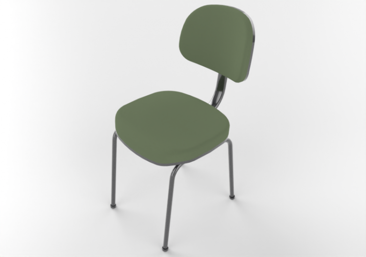 Cadeira 3D - Cadeira de tecido - Cavaletti - Start - 4008 P...
