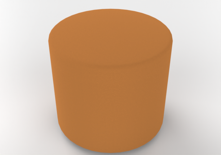 Sillas 3D - Pouf de tela - Cavaletti - Spin - ACCA software