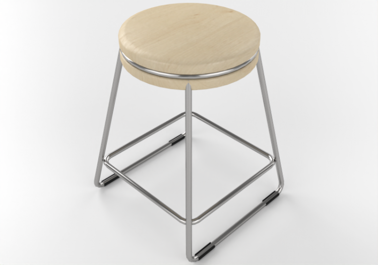 Sillas 3D - Silla de madera - Cavaletti - Spin - 36802 -...