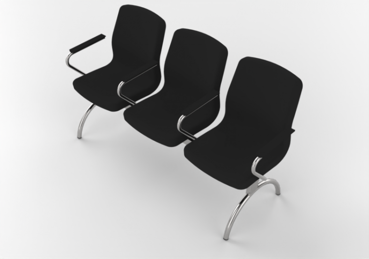 Cadeira 3D - Cadeiras de tecido - Cavaletti - Slim -18010 B...