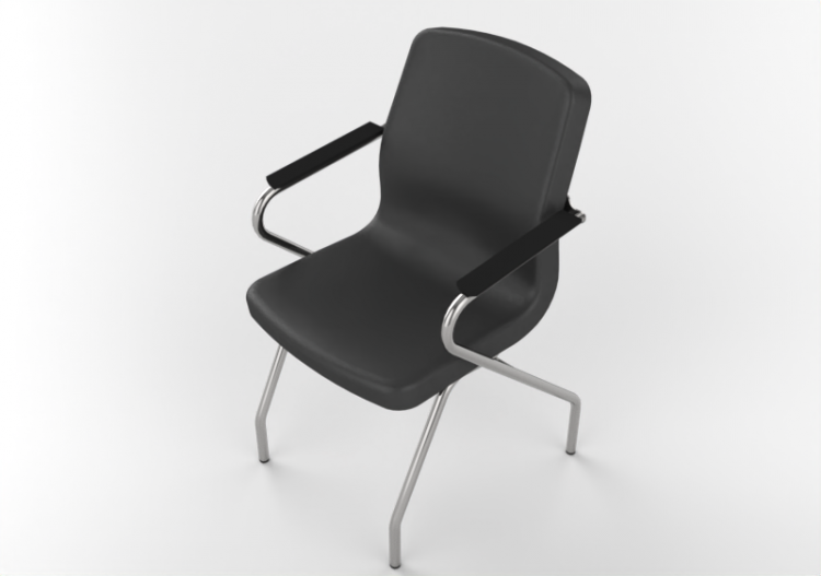 3D Chairs - Leather chair - Cavaletti - Slim - 18006 Z -...