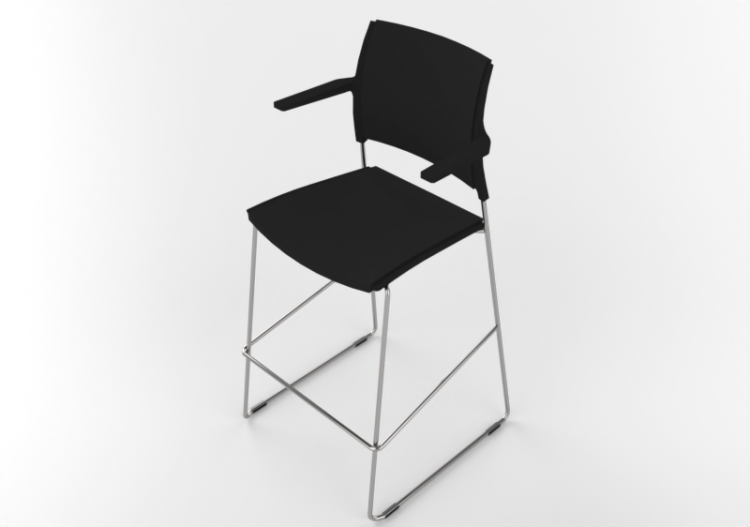 椅子 - Fabric upholstered chair - Cavaletti - Go - 34020 -...