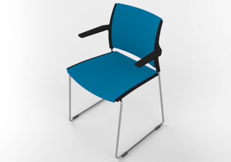 3D Stühle - Plastikstuhl - Cavaletti - Go - 34006 - Soft -...