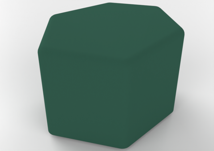 椅子 - Fabric pouf - Cavaletti - Fun - Medio - ACCA software