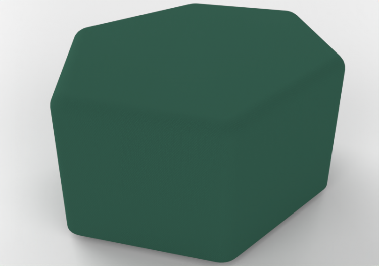 3D Stühle - Pouf aus Stoff - Cavaletti - Fun - Niedrig -...