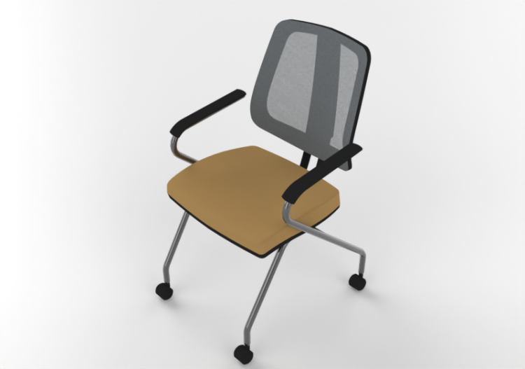 Chaises 3D - Chaise en tissu - Cavaletti - Flip - 43106 Z -...