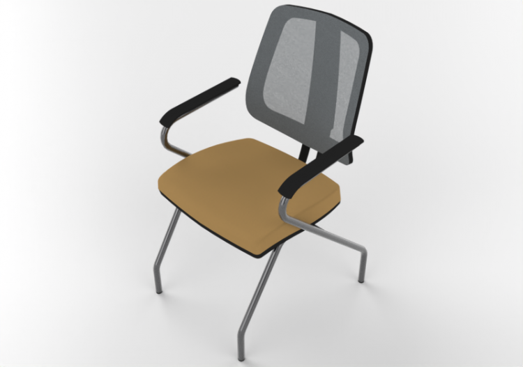 3D Chairs - Fabric upholstered chair - Cavaletti - Flip -...