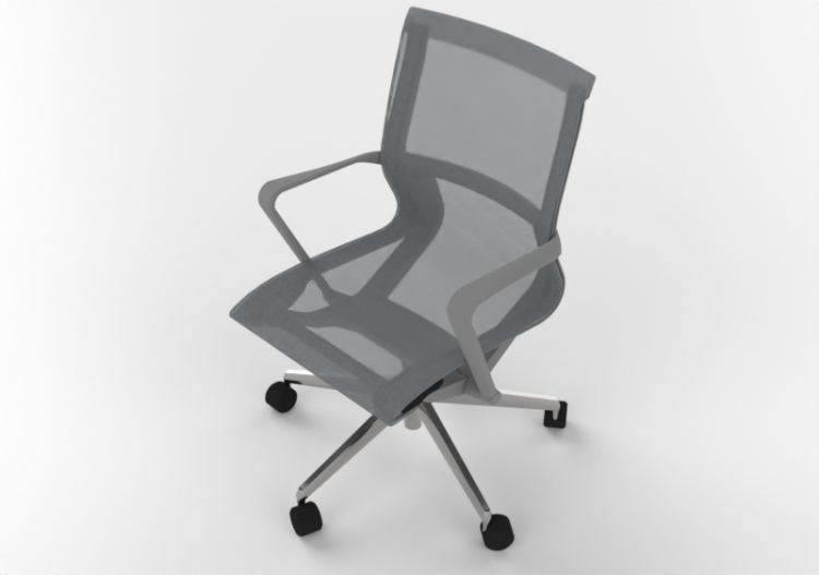 Sedie 3D - Sedia in tessuto - Cavaletti - Aura - 44102 -...