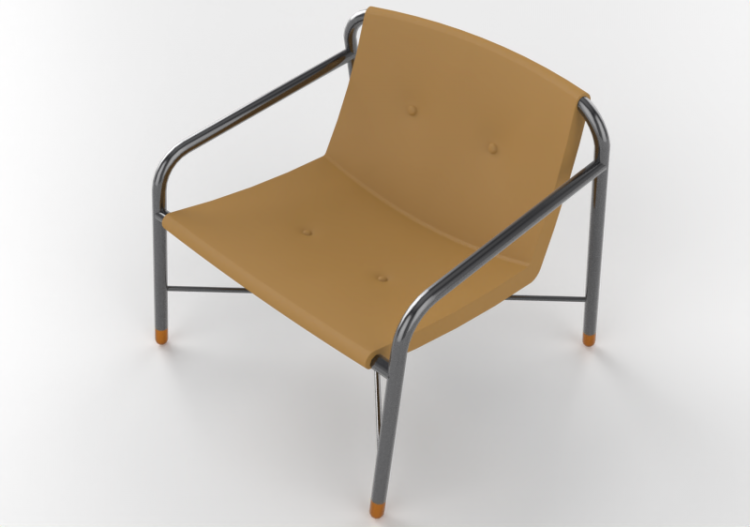 Fauteuil 3D - Fauteuil en cuir - Cavaletti - Stretch -...