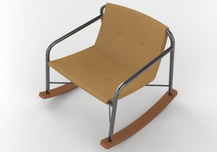 Fauteuil 3D - Fauteuil en cuir - Cavaletti - Stretch -...