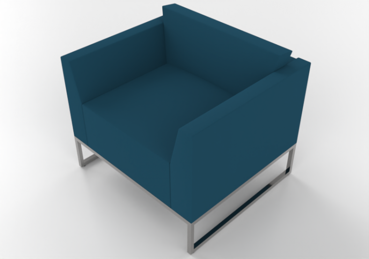 3D Arm Chairs - Fabric upholstered armchair - Cavaletti -...