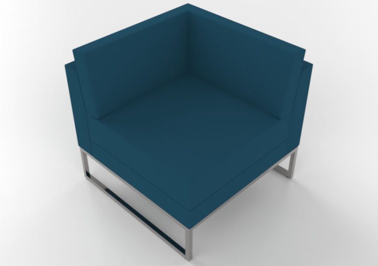 Poltrone 3D - Divano in tessuto - Cavaletti - Connect -...