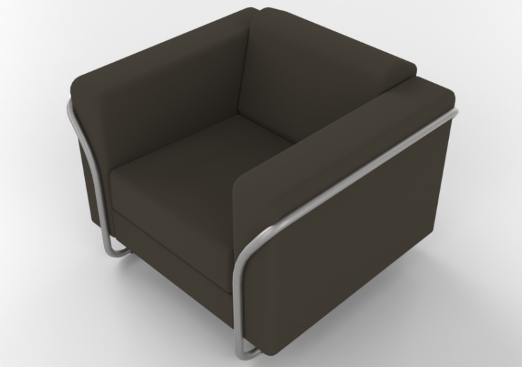 3D Sessel - Stoffsessel - Cavaletti - Box - 12205 - 1L -...