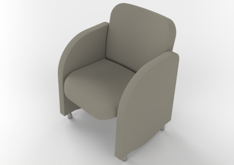 3D Sessel - Stoffsessel - Cavaletti - Box - 12004 - 1L -...