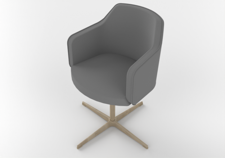 3D Arm Chairs - Fabric upholstered armchair - Cavaletti -...