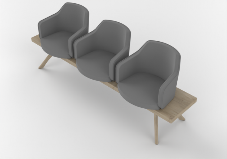 Poltronas 3D - Poltronas de tecido - Cavaletti - Duo -...