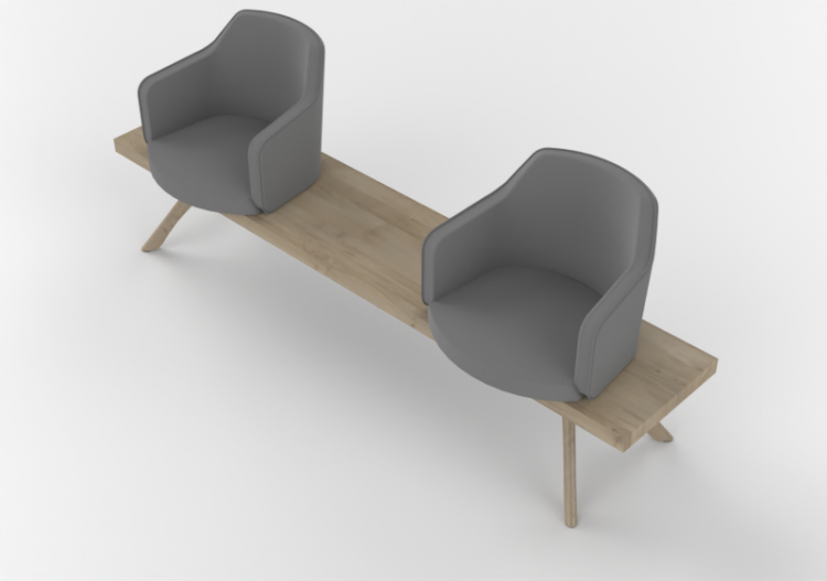 3D Arm Chairs - Fabric Armchairs - Cavaletti - Duo - 36075...