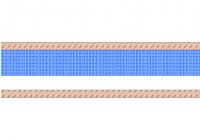 Copertura inclinata legno. debolmente ventilata