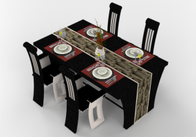 Mesas 3D - Conjunto mesa