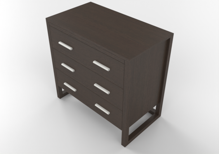 Wardrobes and Cabinets 3D - Wooden drawerset cabinet - ACCA...