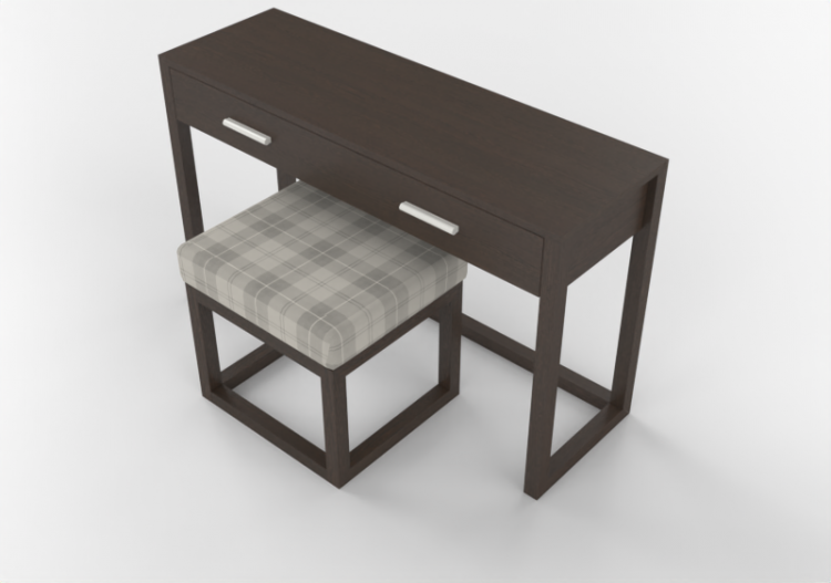 3D Schränke und Kommoden - Holzschreibtisch - ACCA software