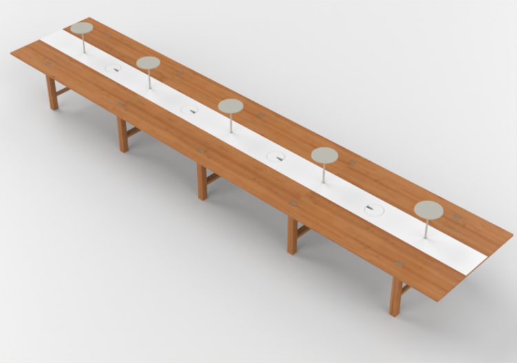 Mesas 3D - Mesa retangular - Orangebox – Bae-12 - ACCA...