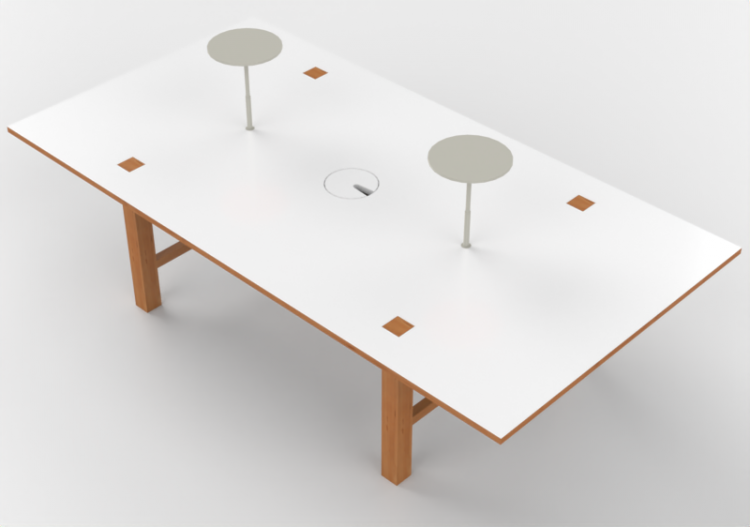 3D Tables - Rectangular desk - Orangebox – Bae-01 - ACCA...