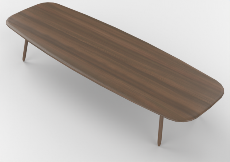 Tavoli 3D - Tavolo rettangolare - Orangebox – Arber-CT03 -...