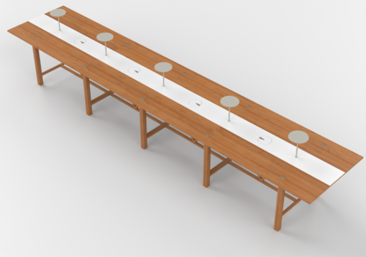 桌子 - Rectangular desk - Orangebox – Bae-16 - ACCA software