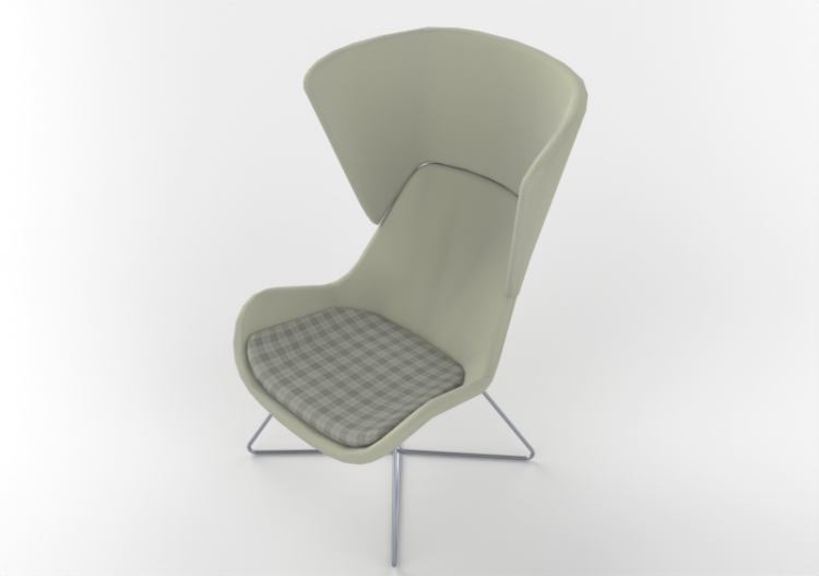 Poltronas 3D - Poltrona de tela - Orangebox – Avi-04 - ACCA...
