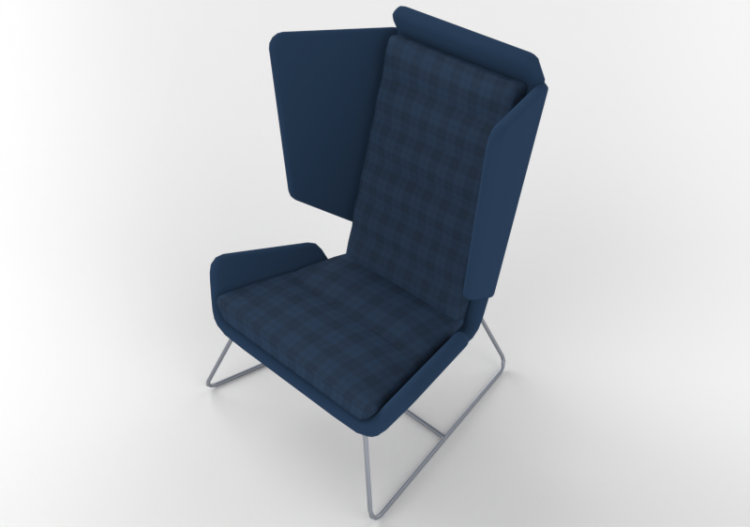 3D Arm Chairs - Fabric finished armchair - Orangebox –...