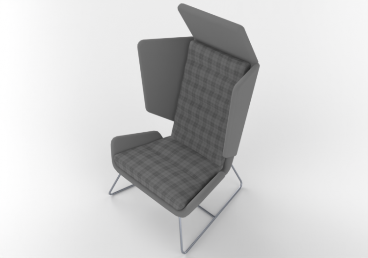 3D Sessel - Stoffsessel - Orangebox – Aden-01 HBH - ACCA...