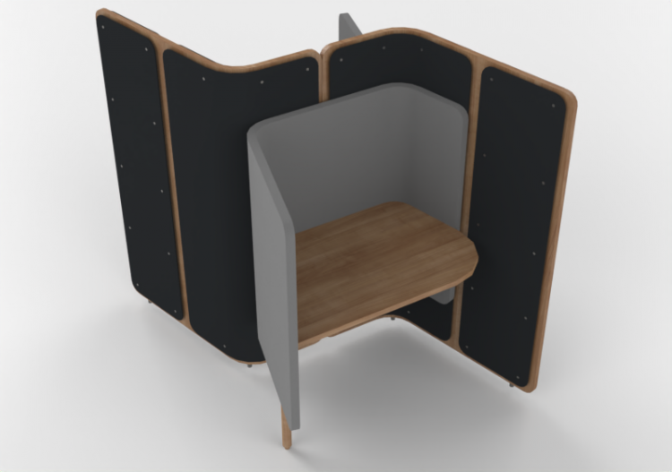 办公桌 - Office booth with desk - Orangebox – Coppice –...