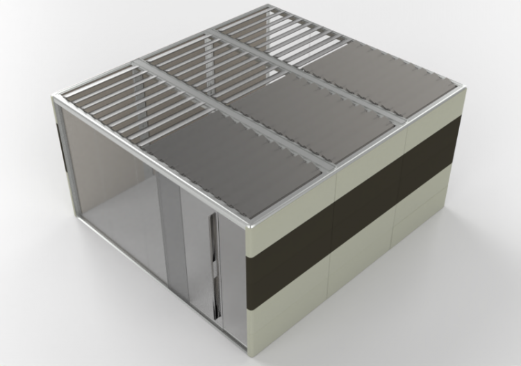Móveis 3D - Escritório modular - Orangebox – Air³ 29 - ACCA...