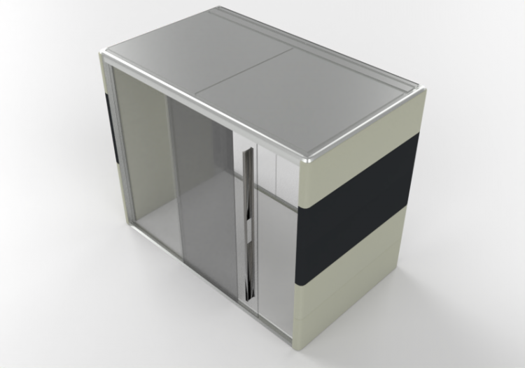 Móveis 3D - Escritório modular - Orangebox – Air³ 22 - ACCA...