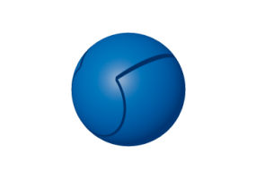 Texture Plastik mit Motiv - Signalblau