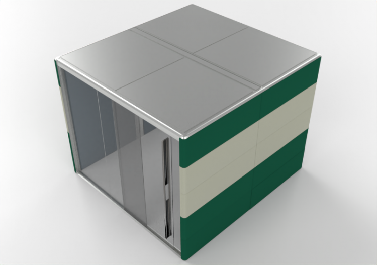 Móveis 3D - Escritório modular - Orangebox – Air³ 24 - ACCA...
