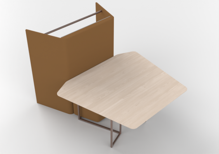 Tavoli 3D - Tavolo da lavoro - Orangebox - Fielding-13 -...