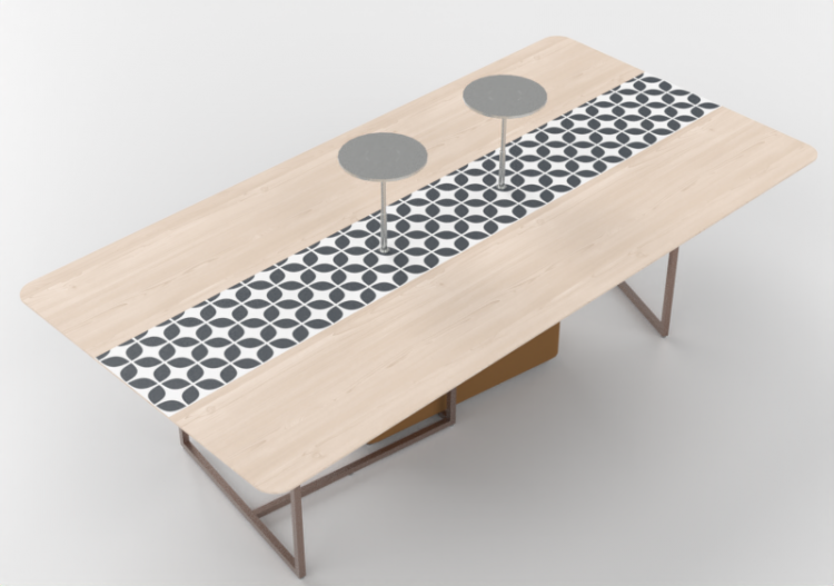 Tables 3D - Table rectangulaire - Orangebox - Fielding-11 -...