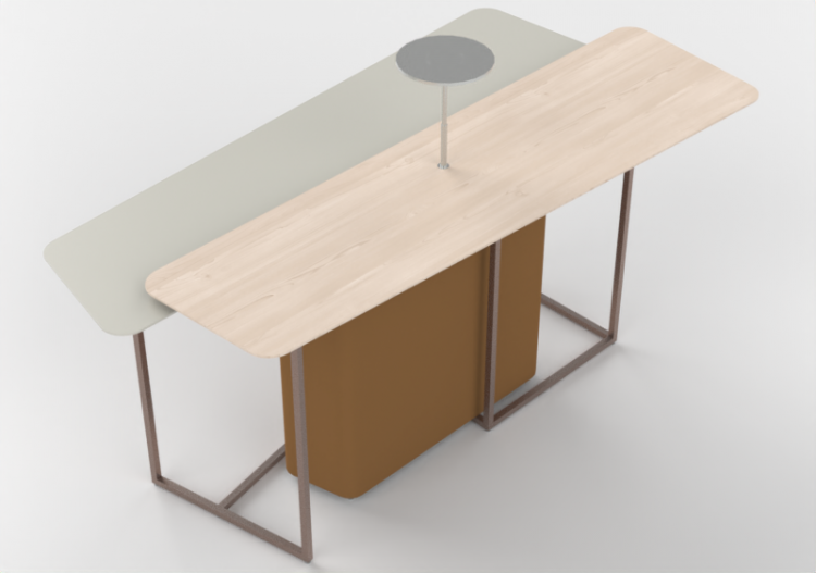 Mesas 3D - Mesa de trabajo - Orangebox - Fielding-16 - ACCA...