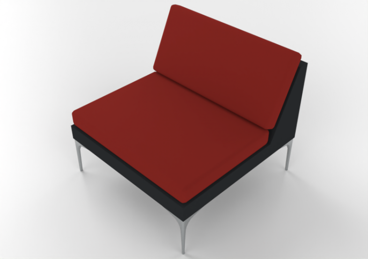Poltronas 3D - Sofá modular - Orangebox - Vale-03 - ACCA...
