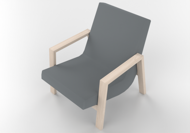 3D Sessel - Sessel - Orangebox - Flex-01 - ACCA software